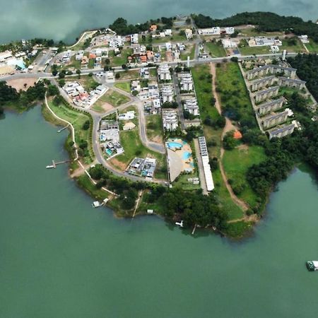 Enseada Nautico Apart Flat I Vista Para O Lago Corumba Caldas Novas Esterno foto